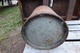 Milk can flop down handles