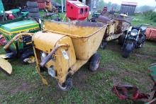 Gas powered concrete wagon