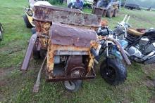 Gas powered concrete wagon