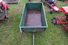 Green lawn cart