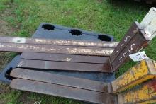 Orange pallet forks - forks only 42in