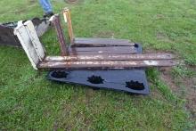 White pallet forks - forks only 6ft