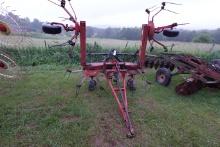 First choice GS520-4 hydraulic fold 4 star tedder