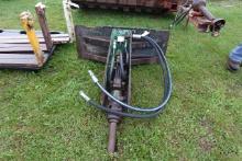 Hydraulic jack hammer with GEHL quick attch