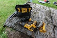 Dewault cordless toool set