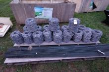 NEW  - 20 rolls of Barbed wire 20X THE MONEY