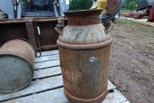 Milk can no top