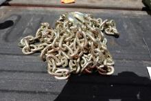 NEW - 3/8  20ft chain.  Hooks on both ends.  Grade 70