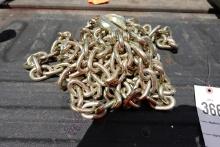 NEW - 3/8  20ft chain.  Hooks on both ends.  Grade 70