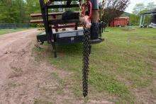 NEW - 5/16 double chain slings.  7ft grad 80