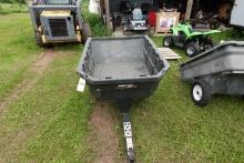 Ohio steel poly lawn dump cart