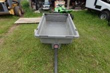 Rubbermaid poly lawn dump cart