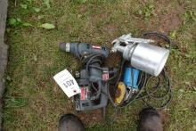 Jigsaw, drill and grinder