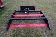 NEW - 72in quick attach land leveler with hydraulic ripper