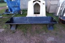 Steel feed trough