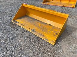 Severe Duty Skid Steer Standard Bucket, (72'', side 12mm, upper 6mm, bottom 6mm, add 3pcs 12mm NM360