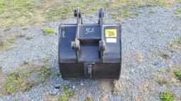 JCB 3CX HD Bucket, 600mm wide 53103208 teeth*1, 53103209 Teeth*1, 53103205 Teeth*2, without pins,
