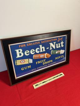 Beech Nut Trolley Car Sign