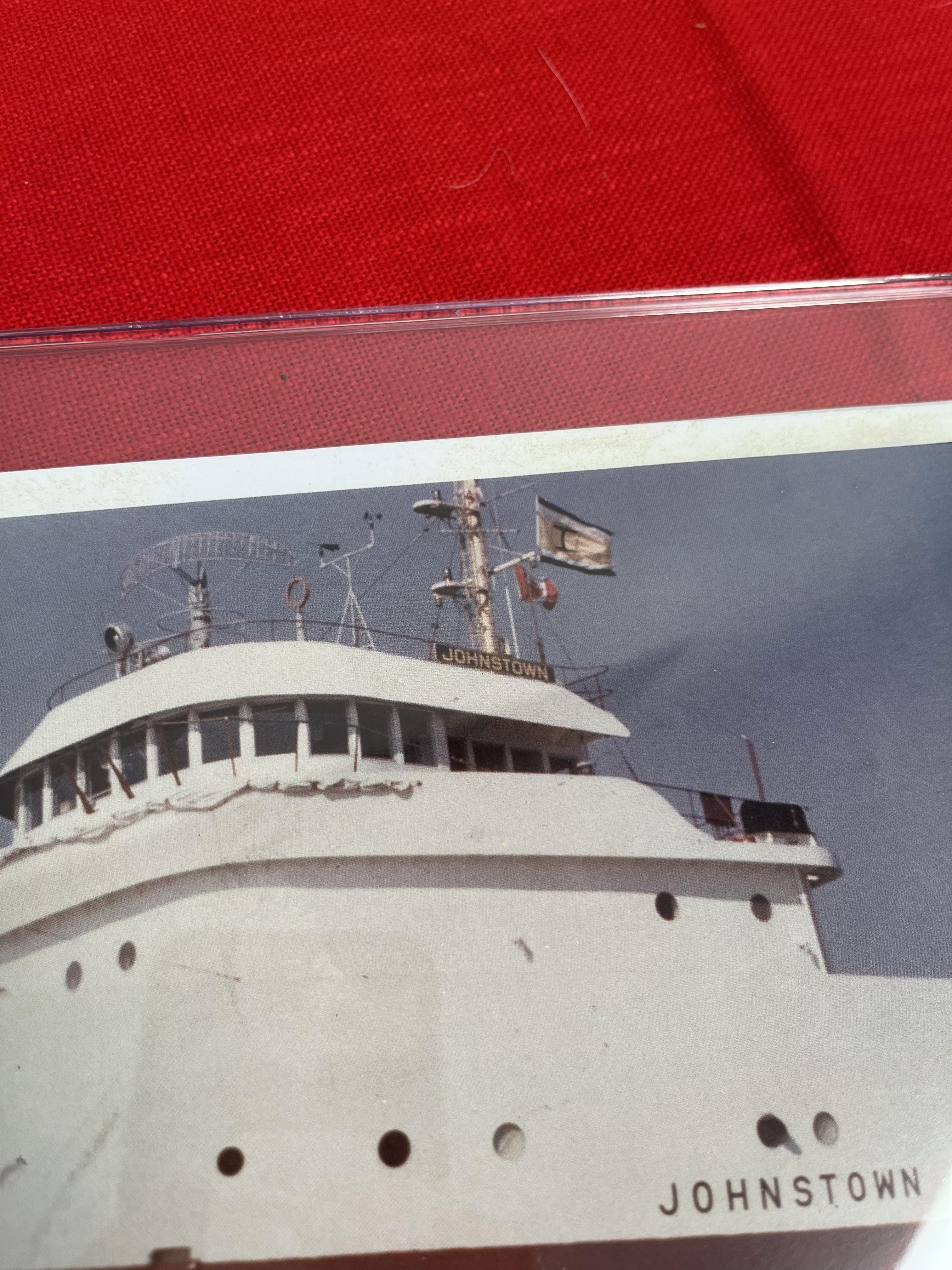 Johnstown Great Lakes Freighter Name Board Sign-1 Of 2