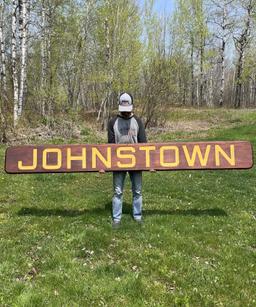 Johnstown Great Lakes Freighter Name Board Sign-1 Of 2