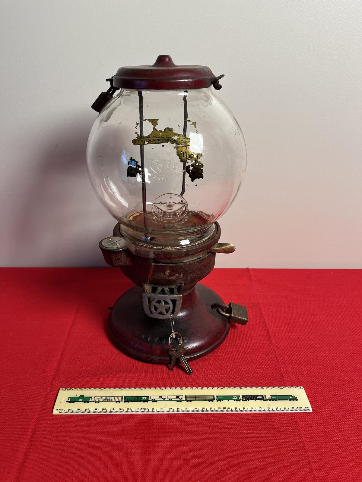 Columbus Model A Coin Operated Peanut Machine