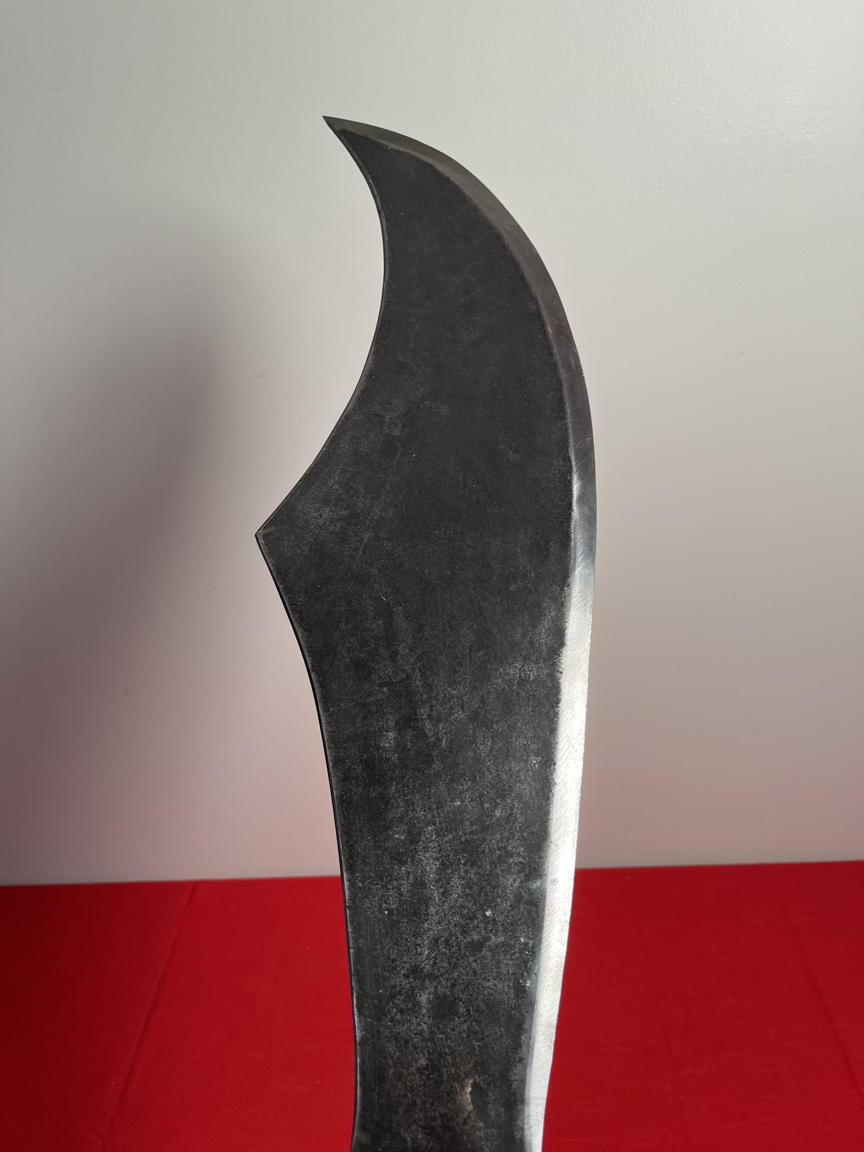 Massive Elk Bone Custom Knife