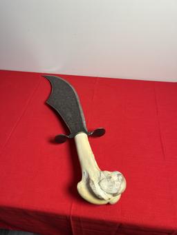 Massive Elk Bone Custom Knife