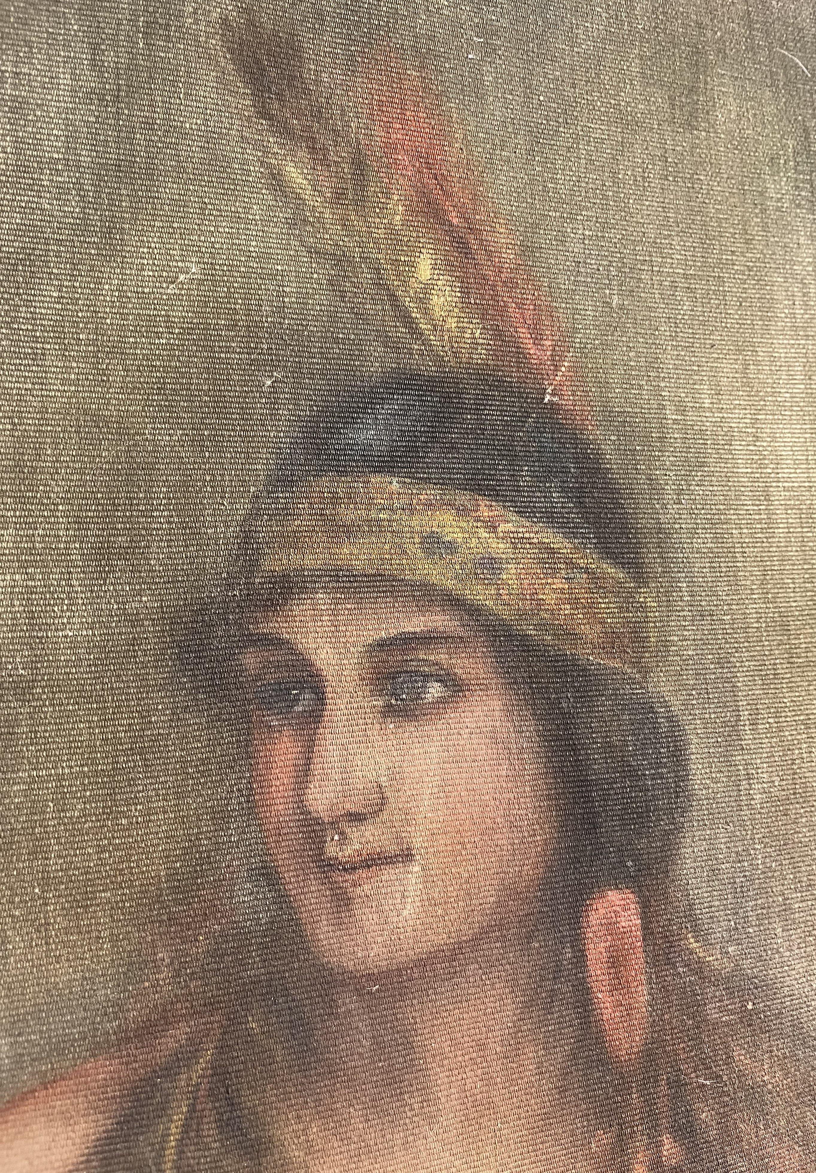 Native American Maiden Painting On Canvas