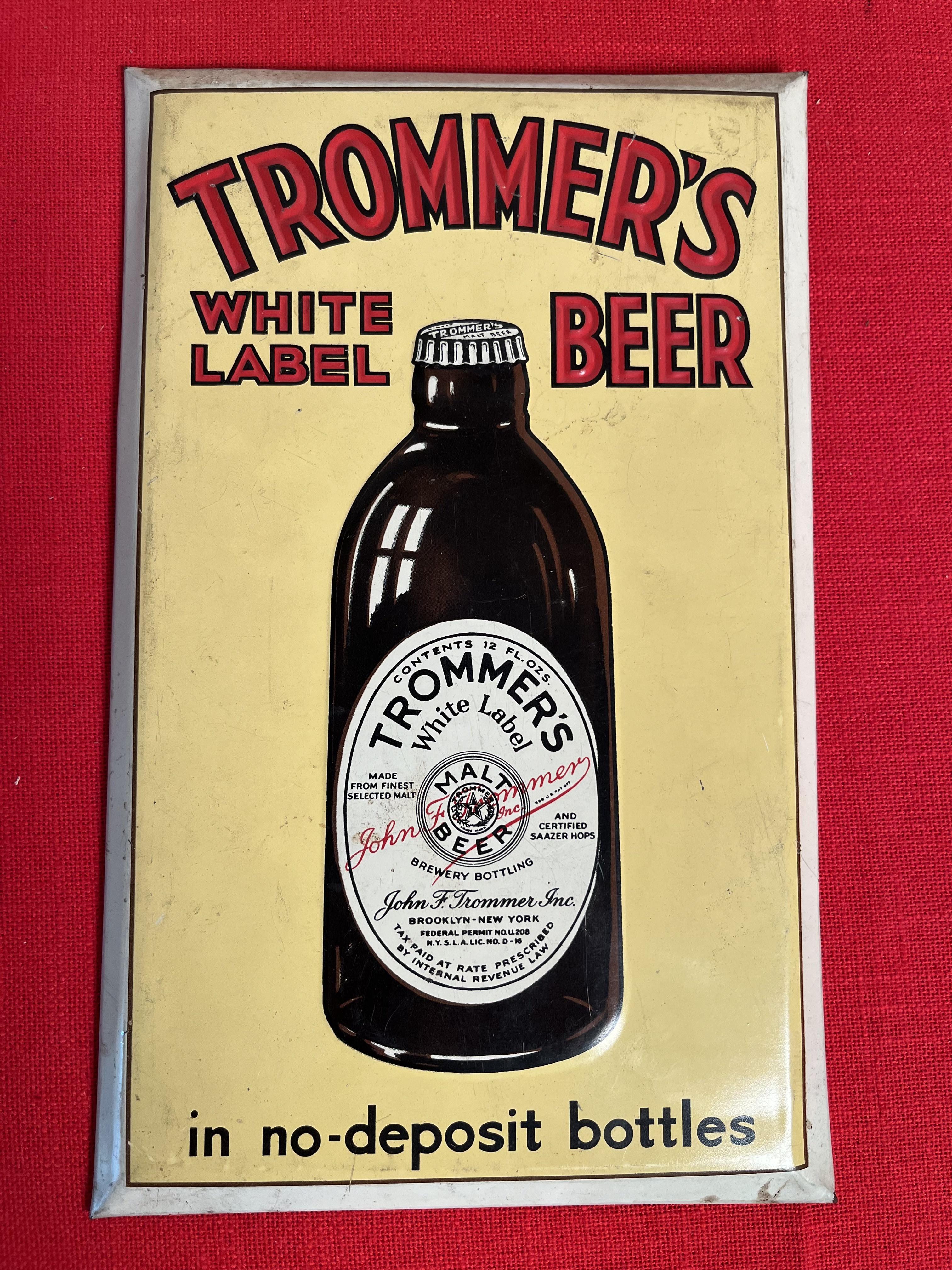 Trommers White Label Beer