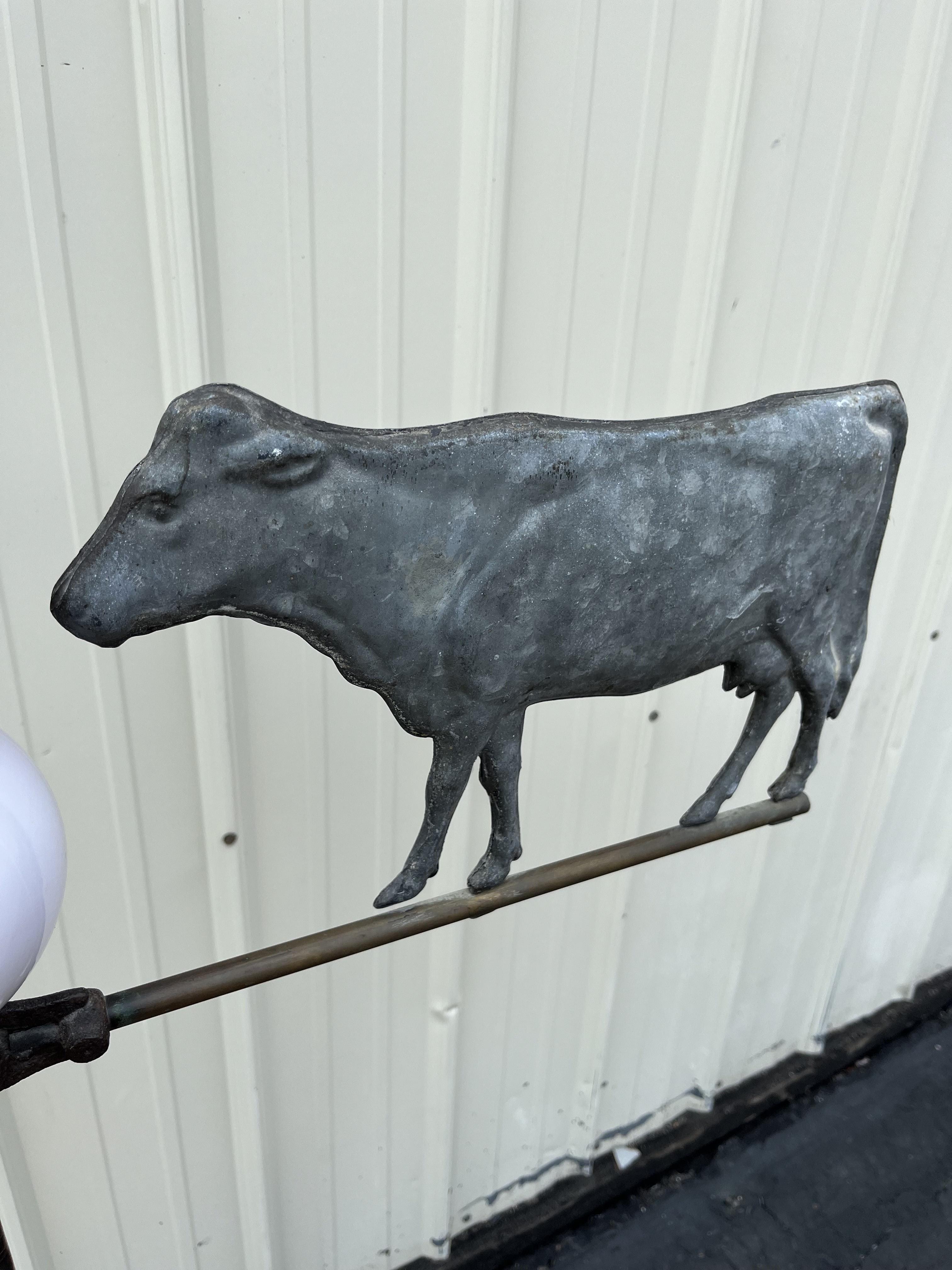Farmhouse Lightning Rod-Cow Arrow-Caston, WI
