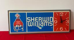 Sherwin Williams Store Clock