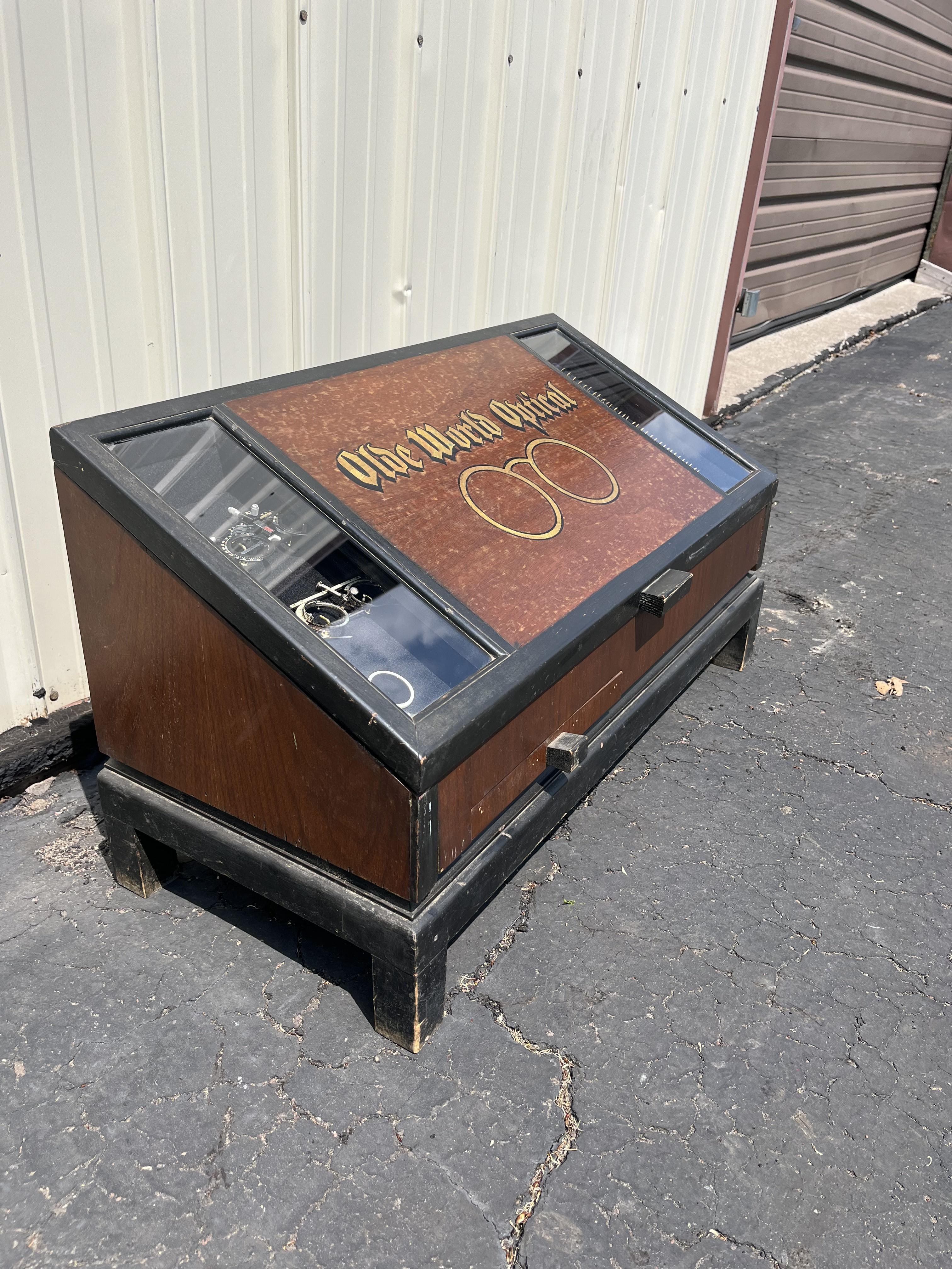 Olde World Optical Optician Test Cabinet