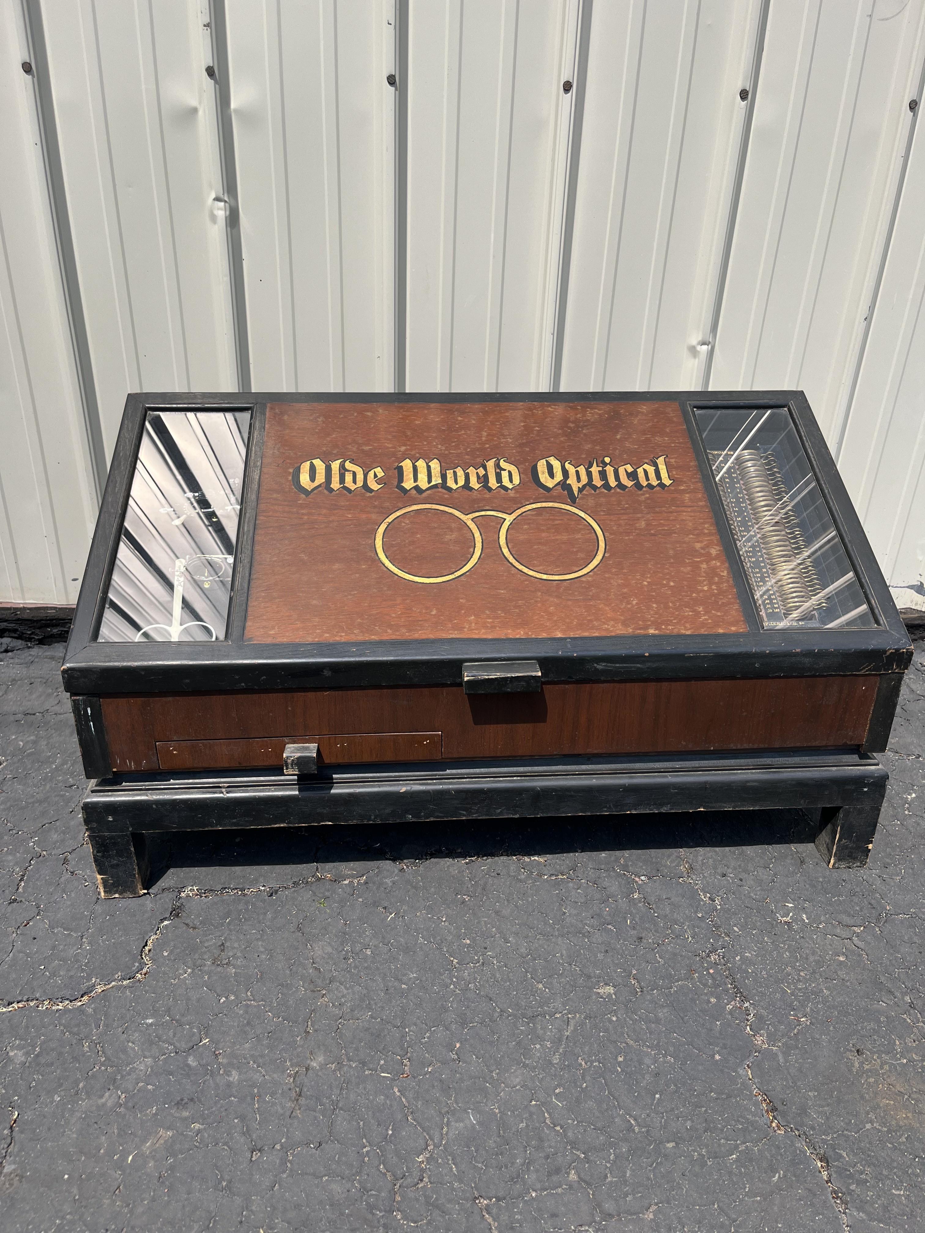 Olde World Optical Optician Test Cabinet