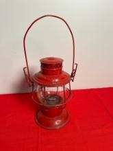 Duluth Missabe & Northern Tall Globe Bell Bottom Lantern