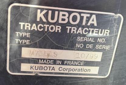 2018 Kubota M7-151