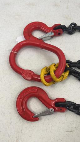 5/16in 7ft Long Grade 80 Double Chain Sling