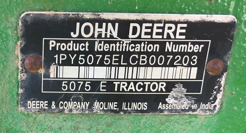 John Deere 5075E