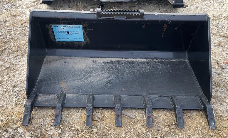 Teran 60" Skid Steer Tooth Bucket