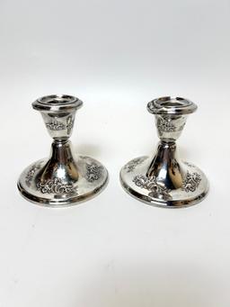 Pair Gorham Candlesticks Weighted