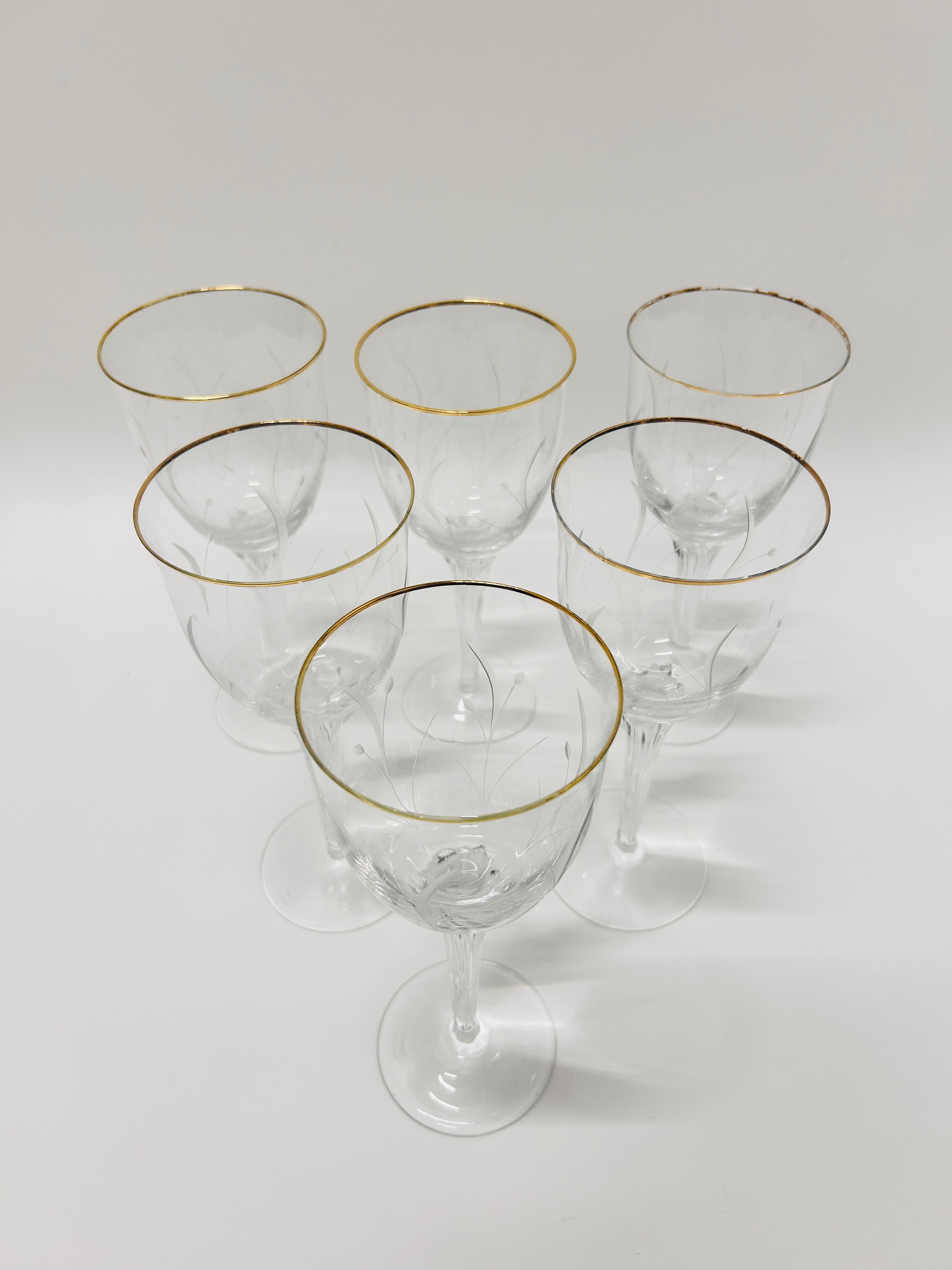 6 Waterford Crystal Melodia Water Goblets