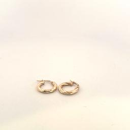 14K Hoop Earrings Hollow