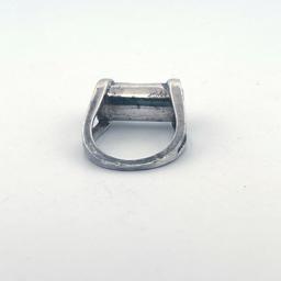 Modern Sterling Ring Turquoise