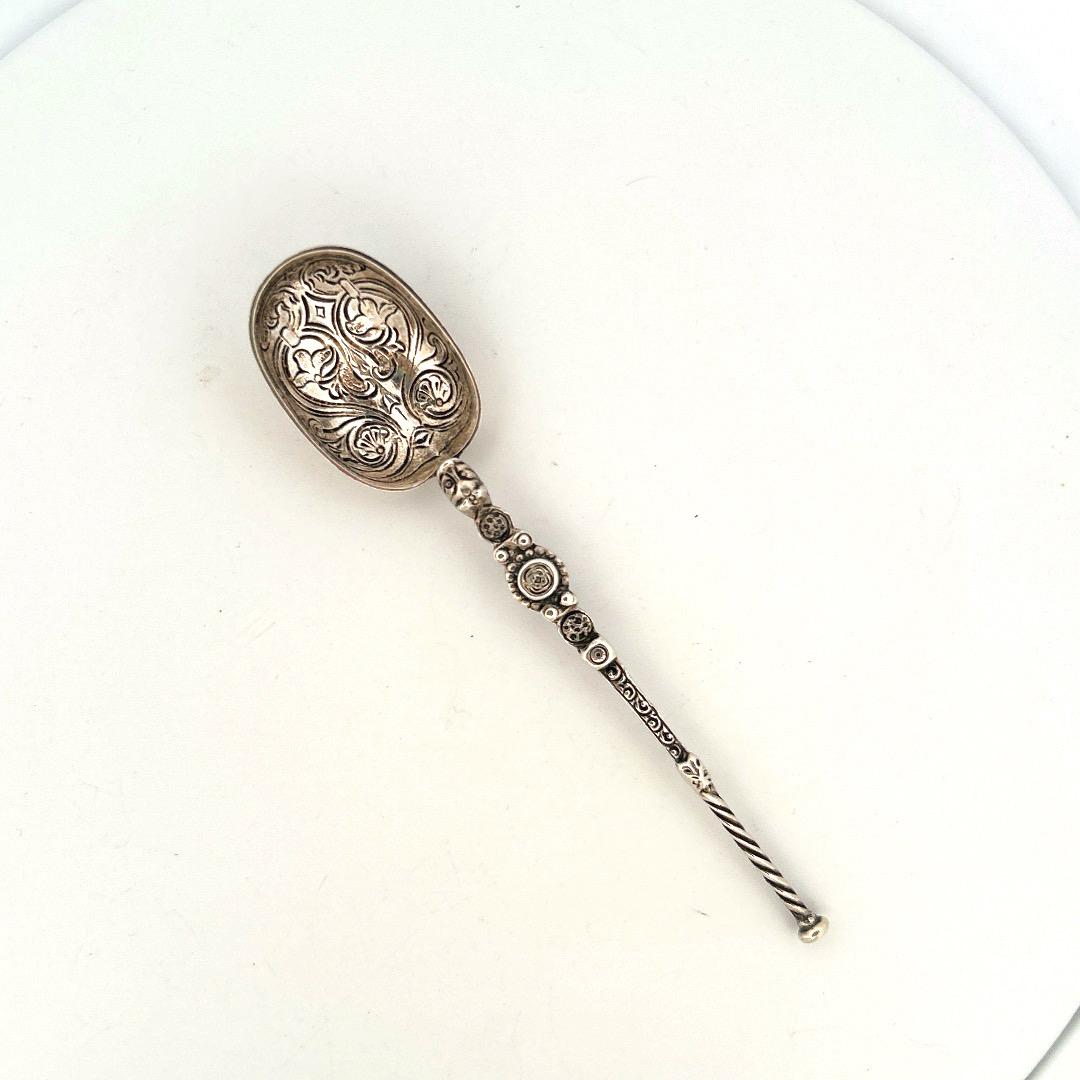 Antique English anointing Sterling Spoon