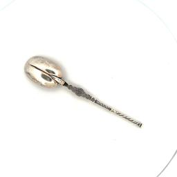 Antique English anointing Sterling Spoon