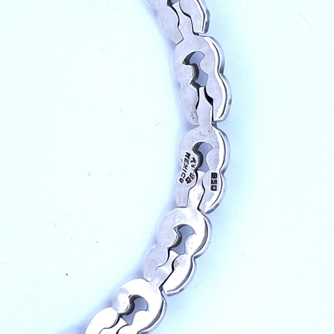 Vintage Mexican Silver Necklace TL 93