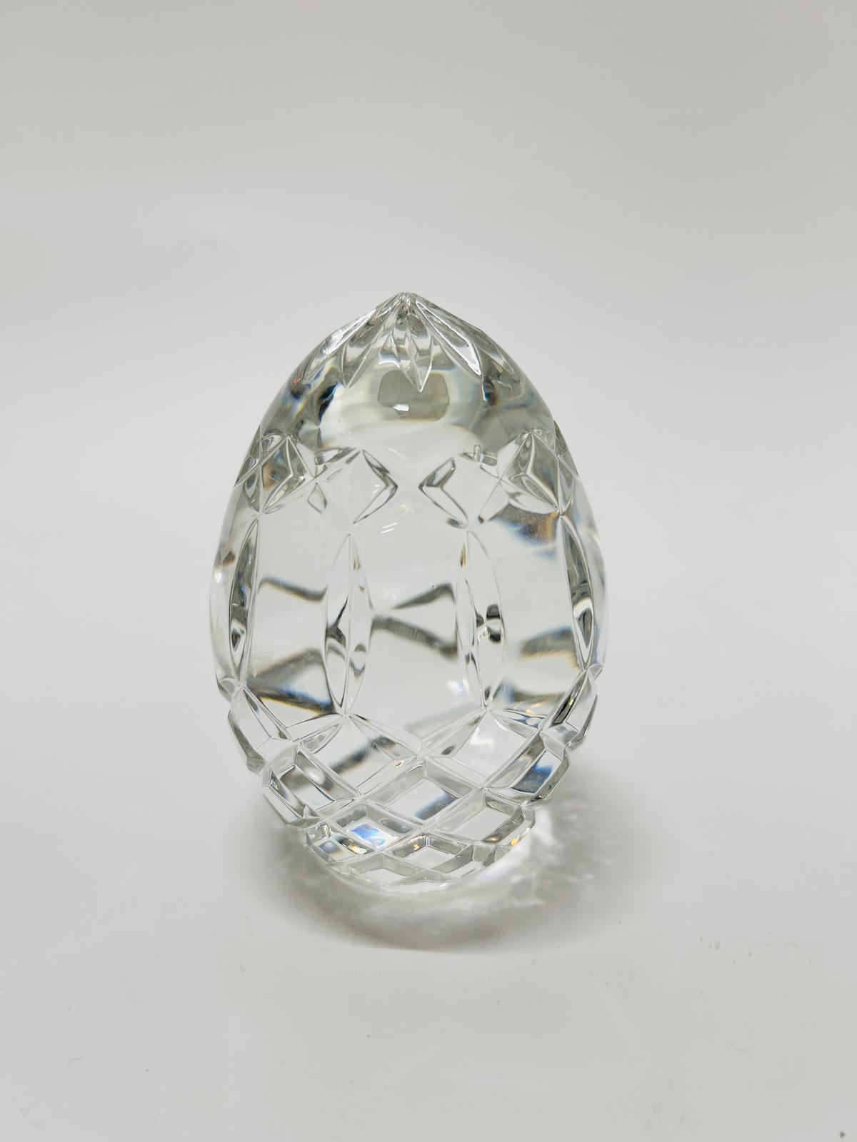 Waterford Crystal Egg Stamped