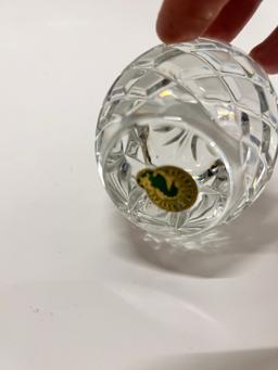 Waterford Crystal Egg Stamped