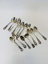 18 Sterling utensils