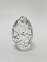 Waterford Crystal Egg Stamped