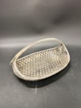 Elegant Vintage Silverplate Bread Basket